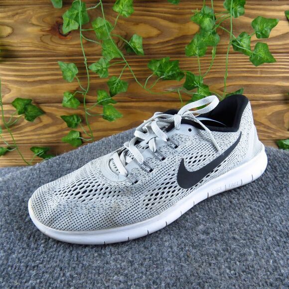 Nike Women's Free RN Sneaker Gray Synthetic‎ Sz 10.5 Medium Gently Used 2025 - Picture 1 of 6